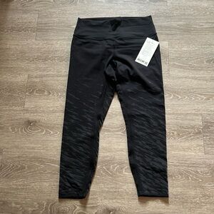 Lululemon Wunder Under HR Tight 25” - Fun Textured Pattern - NWT